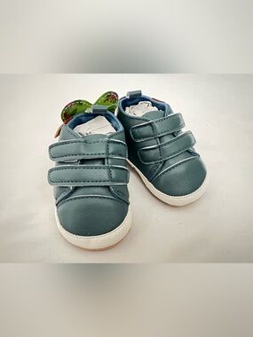 Kids Teal Velcro Sneakers